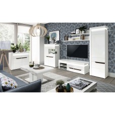 Kumode IRMA IM3, balts/balts glancēts/melns
